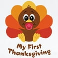 thumbnail image 2 of CafePress - My 1St Thanksgiving Long Sleeve Infant Bodysuit - Long Sleeve Cotton Baby Bodysuit, 2 of 4