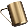thumbnail image 2 of Miangastore Tasse à Café Réutilisable Dorée Incassable 1Ensemble 3.93x2.75x2.36 Po, 2 of 9