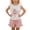 Pink, variant on shoper Girls Summer Floral Print Two Piece Outfit Cute Casual Playwear Top and Shorts Set for Toddler Kids, Girl Outfits Size 6