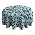 thumbnail image 4 of Leopard Print Round Tablecloth 70x70in(178x178cm) – Waterproof Polyester Table Cover with Full Print Design, Wrinkle Resistant & Washable for Kitchen Dining Party Decor, 4 of 6