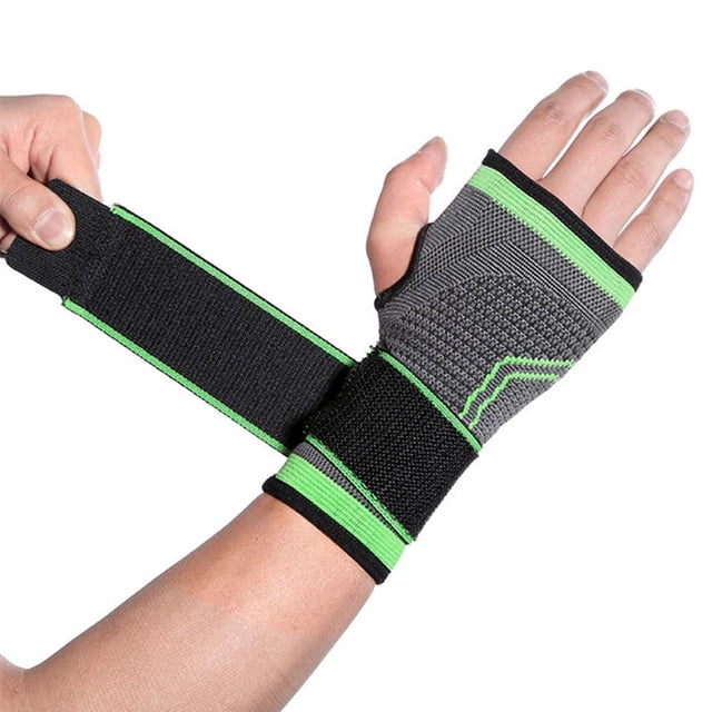 Mangas De Apoyo Para La Muñeca Nylon Ajustable Palma Y Reposamanos Correa Ajustable Adecuado Para Manos Izquierda Y Derecha Mangas De Refuerzo Aliviar La Tensión De La Muñeca Guardurnaity OD015795-01