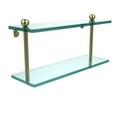 thumbnail image 5 of Prestige Regal Collection Two Tiered Glass Shelf - Matte Gray / 16 Inch, 5 of 7
