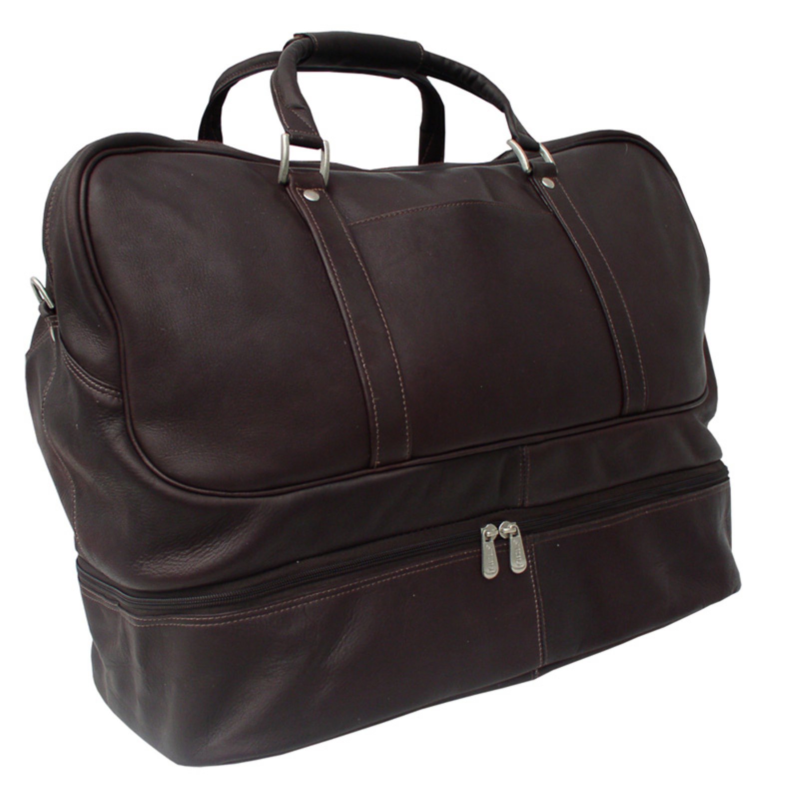 leather sports duffel bag
