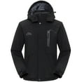 thumbnail image 2 of Ellswos-Sports Men's Winter Ski Jacket Waterproof Snow Coats Snowboard Fleece Lining Jacket Warm Parka with Hooded Black M, 2 of 5