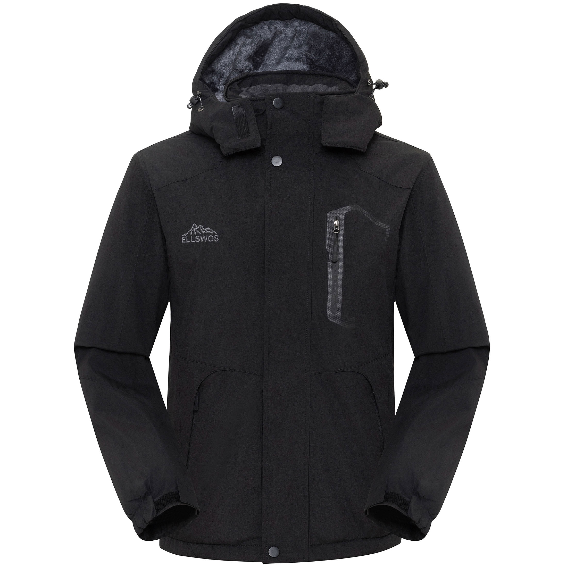 Ellswos-Sports Men's Waterproof Ski Jacket with Fleece Lining photo 2