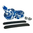 thumbnail image 3 of Blue - White Camouflage EVA Road Bike Handlebar Tape, Cycling Wraps w/ End Caps, 3 of 4