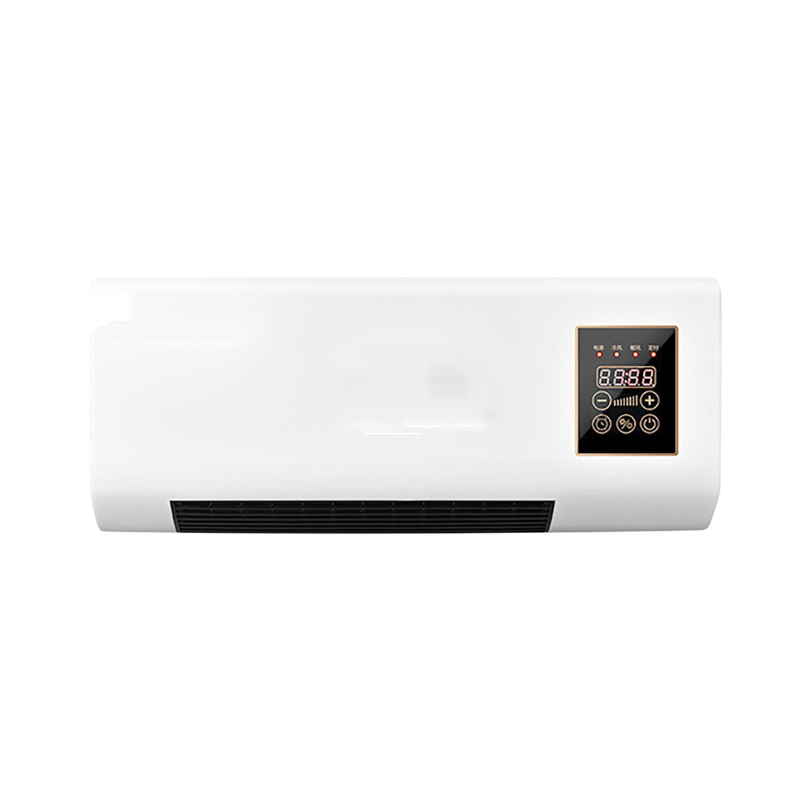 Ycandiee Portable Heater and Air Conditioner Combo, 2 In 1 Wall Mounted Air Electric Fan, Mini Cooling And Heating Air Conditioners Heating System for Bathroom Office Bedroom RV