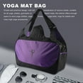 thumbnail image 3 of Yoga Bag,Travel Bag, Capacity Yoga Mat Backpack,Gym Bag,Yoga Bag,Purple, 3 of 5