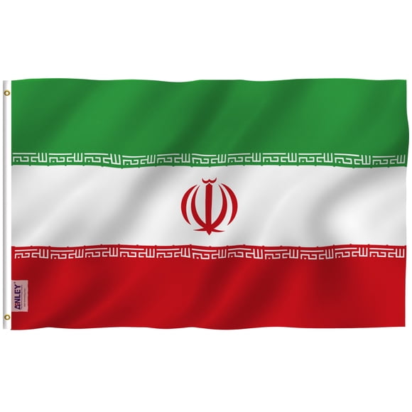 ANLEY Fly Breeze Drapeau de l'Iran 3 X 5 Pieds - Drapeaux de la République Islamique d'Iran en Polyester