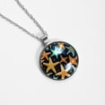thumbnail image 4 of Starfish Women's Round Glass Pendant Necklace, 4 of 5