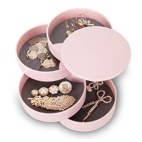 Adjustable Jewelry Display Organizer Box Tray Holder Earring Storage Case TS 