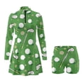 thumbnail image 3 of SEANATIVE Women Golf Dress Tennis Dress with Shorts Green Golf Ball S, 3 of 6