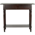 thumbnail image 2 of SAFAVIEH Rosemary 2-Drawer Console Table Dark Cherry, 2 of 5