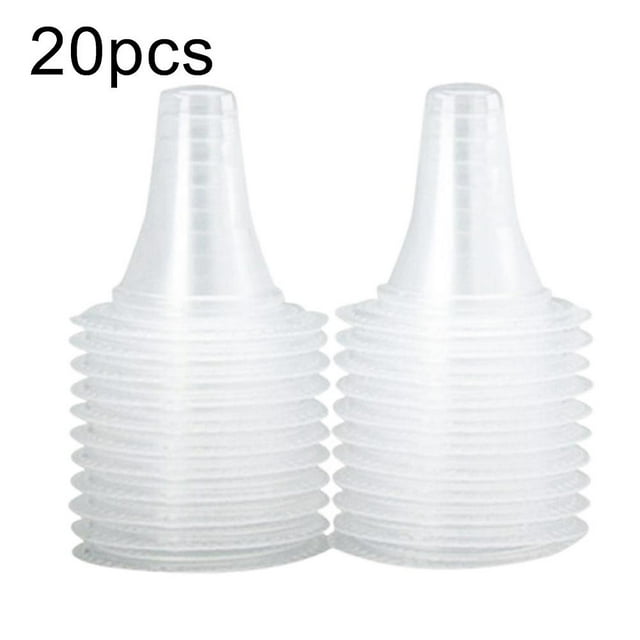 20 Pcs Ear Thermometer Protective Covers PP Plastic Replacement Accessory for Braun