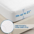 thumbnail image 4 of Protector de Colchón Cozymaker King Size Impermeable y Refrigerante 20 cm, 4 of 6