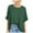 Green, variant on MIXUE Womens Summer Tops Cotton Solid Color Round Neck Short Sleeve Loose Casual Shirts For Women Tshirts Holiday Wear,Brown,S