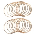 thumbnail image 1 of 20 Pack de 3 Pouces d'Or Anneaux de Métal Anneaux de Macramé pour Attrape-Rêves et l'Artisanat, 1 of 9