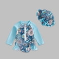 thumbnail image 6 of Girls Tankini Swimsuit Size 5-6 Slim Fit Color Block Little Girls' Swimwear Soft Rash Guard 2-Piece Bathing Suit Upf 50+ Beach Swimwear Size 7-16t, 6 of 7