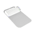 thumbnail image 5 of madesmart Classic Large Knife Mat Soft-Grip, Non-Slip Drawer, Long-Lasting Home Organization, BPA Free, White, 5 of 5