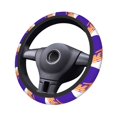 Motocross Bitumen Bike Life Ready To Race Car Steering Wheel Cover