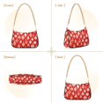 thumbnail image 7 of FORMRS Womens Shoulder Bag with Chain Strap Clutch Purse Cute Tote Handbag, Orange Christmas Ornaments Pattern, 7 of 7
