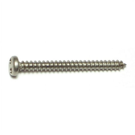 

#6 x 1-1/2 18-8 Stainless Spanner Security Pan Sheet Metal Screws (10 pcs.)