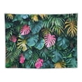 thumbnail image 5 of Jiayy Tropical Leaves Tapestry Wall Hanging Leaves Tapestry Palm Tree Leaves Summer Tropical Leaf Wall Tapestry Jungle Plant Wall Tapestries Painting, 5 of 6