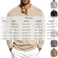 thumbnail image 6 of StSilkitty Men's Long Sleeve Shirts Lightweight Crewneck 3 Buttons T-Shirts Loose Casual Comfy Pullover Tops, 6 of 6
