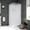 Chrome / Frosted, variant on Miseno MSD-OB3678KIT-F-CHRAC Breeze 40 In. L X 40 In. W X 77 In. H Round Corner Shower Kit