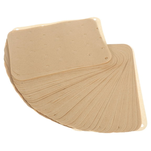 Masteelf 150pcs Air Fryer Paper Liners Non-Stick Baking Paper Perforated Sheets Oil Absorbing Baking Paper for Baking Frying and Roasting