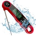 thumbnail image 1 of Meat Thermometer Digital for Cooking, Candy Making and Grilling, Collapsible Probe, with Magnet, Calibration, Backlight Waterproof Food Thermometer (Red), 1 of 7