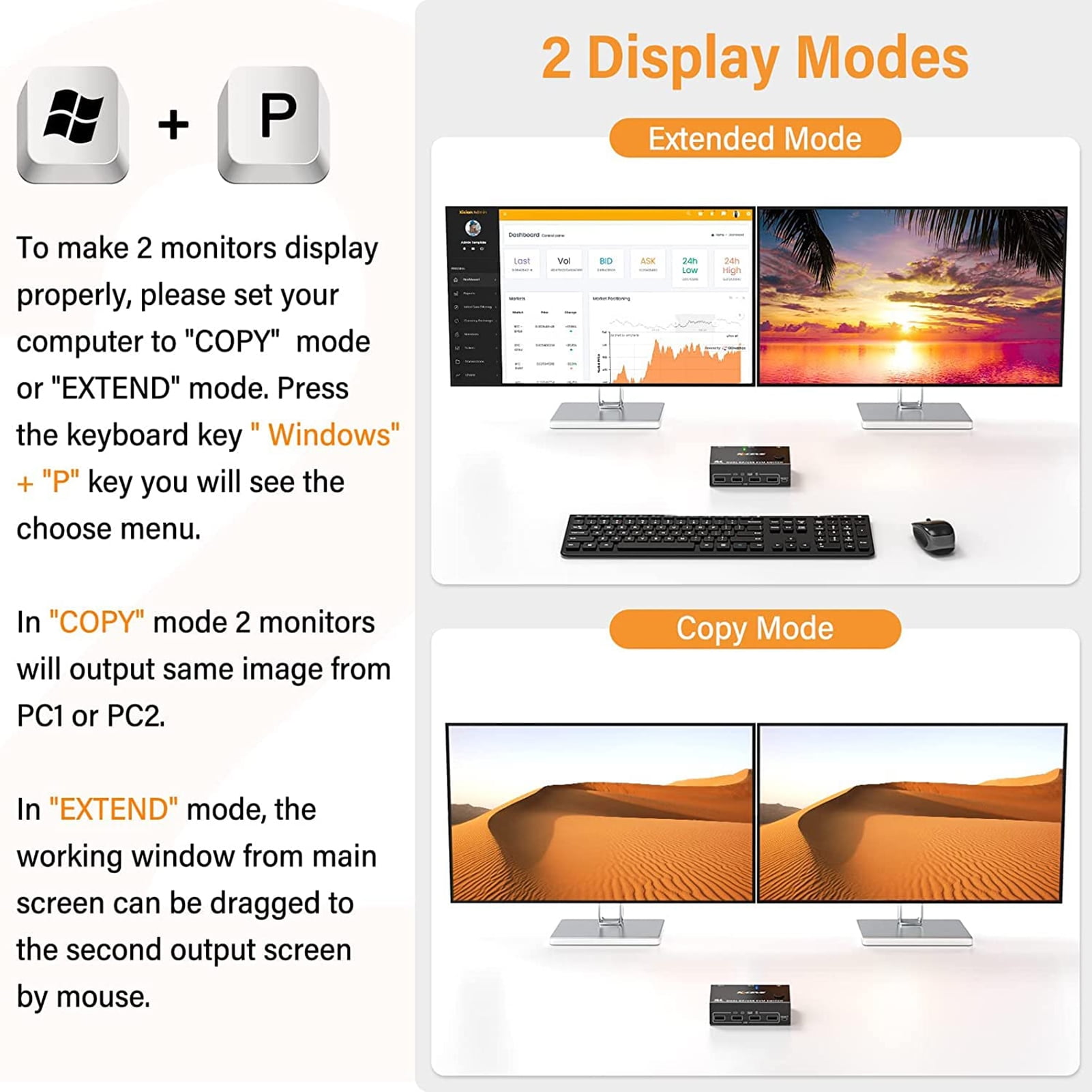 KVM Switch,2 Computers 2 2 - Dual 2 Monitors 2 Compliant Dp/usb - Switch 2 Walmart Use Dp/usb 2 Dual Monitors Dp/usb Use 2 Switch - Dual 2 Monitors And Computers - Walmart Kvm Switch