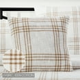 thumbnail image 6 of VHC Brands Plaid Pillow, Wheat, 18x18, 6 of 6