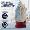 thumbnail image 4 of Oster Plancha de Vapor, AeroGlide S7200, con Golpe de Vapor 180 g/min, Recubrimiento Met&aacute;lico Cer&aacute;mico, Suela con m&aacute;s Cobertura, Tecnolog&iacute;a Aeroce, 4 of 6