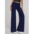 thumbnail image 3 of Pantalones Palazzo de Pierna Ancha para Mujer PRETTYGARDEN Azul Marino Talle S, 3 of 4