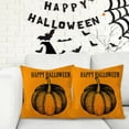 thumbnail image 6 of Nkmbld Halloween Pillow Covers Halloween Ghost Pillowcase, Linen Square Cushion Cover for Sofa, Couch, Bed and Car, 6 of 7