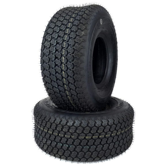 (2) Turf 4 Ply Tires 15x6.00-6 15x6.00x6 15x6x6 15x6-6