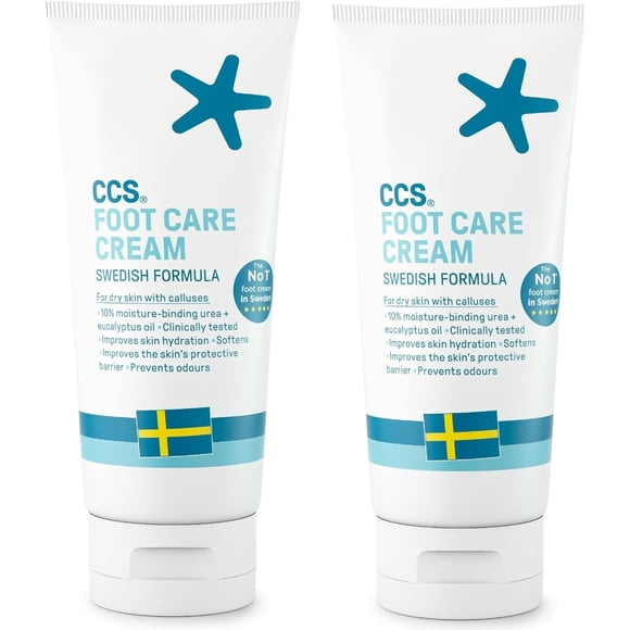 Crema para el cuidado de los pies Ccs - 175 ml - Paquete de 2