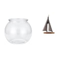 thumbnail image 1 of Adorno Transparente Para Pecera, Estatua De Velero Transparente, Jarrón Decorativo Para Dormitorio, Sala De Estar, Hotel, Escritorio, Decoración Del Hogar, 1 of 8