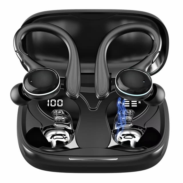 Audífonos Inalámbricos Beniduck Bluetooth 5.3 Estéreo con Micrófono IPX7 Negro