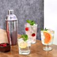 thumbnail image 3 of Stainless Steel Cocktail Shaker, 9.52 Oz - Built-in Strainer, Bartender's Choice, 3 of 5