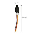 thumbnail image 2 of unbranded Relay Negro 12V Para Auto Compatible Con Múltiples Marcas Y, 2 of 8
