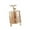 S, variant on Glass Storage Jar Elegant Candy Jar Dessert Display Container Party Decor Transparent Decorative Jar Candy Dishes Cookie Jar for Cookies L