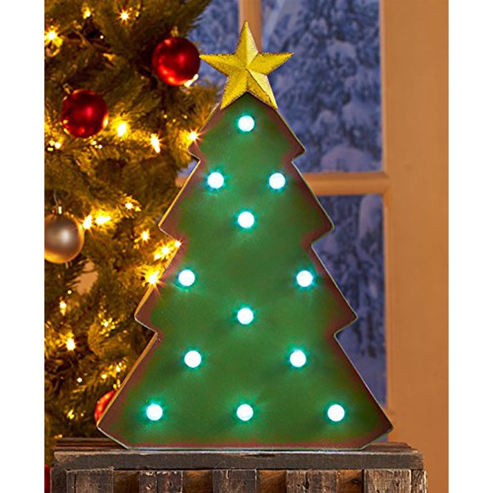 Christmas Tree Marquee Decor