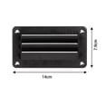 thumbnail image 7 of 1 Pair RV Air Vent Louver Professional Bathroom Office Ventilation Outlet Grille Louver For Boat Yacht Accessories Exhaust Fan ,Versatile, 7 of 7