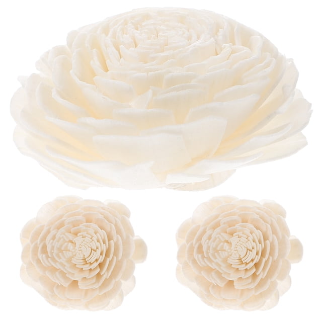 SHISUYAN 3Pcs Emulation Aromatherapy Plant Handmade Dried Flower Decor