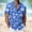 Tops-A543Multicolor, variant on Men's Hawaiian Shirts Short Sleeve Palm Tree Print Button Down Beach Tops Summer Vacation Aloha Tee Breathable Soft Casual