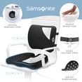 thumbnail image 5 of Juego de cojines Samsonite de espuma viscoelástica para asiento y soporte lumbar, 5 of 5