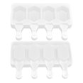 thumbnail image 4 of Ice Bar , White Easy To Use Silicone   For Home For Kitchen 4-Grid Hexagonal, 4 of 8