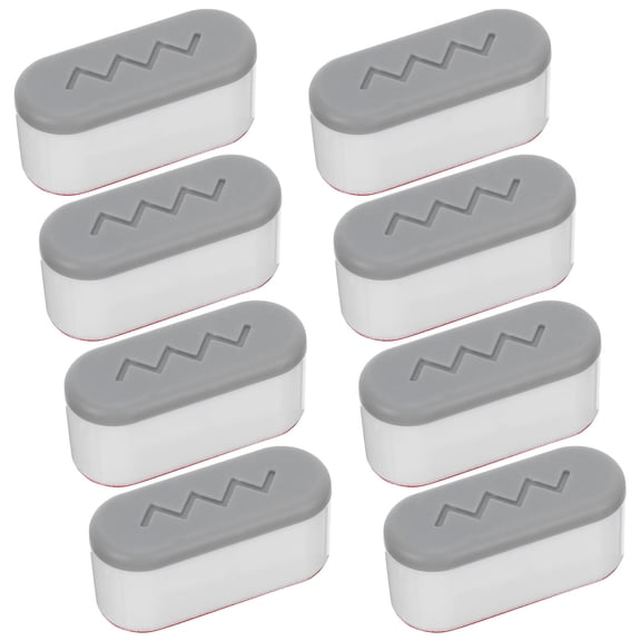 YUNLIGHTS 8pcs Toilet Seat Bumper Replacement Pads Universal Fit Adhesive